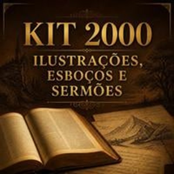 Capa do Kit 2000 Ilustrações, Esboços e Sermões